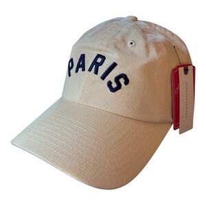 Anthropologie -American Needle Collab Wanderlust “PARIS” Cap — NWT —Cream & Navy